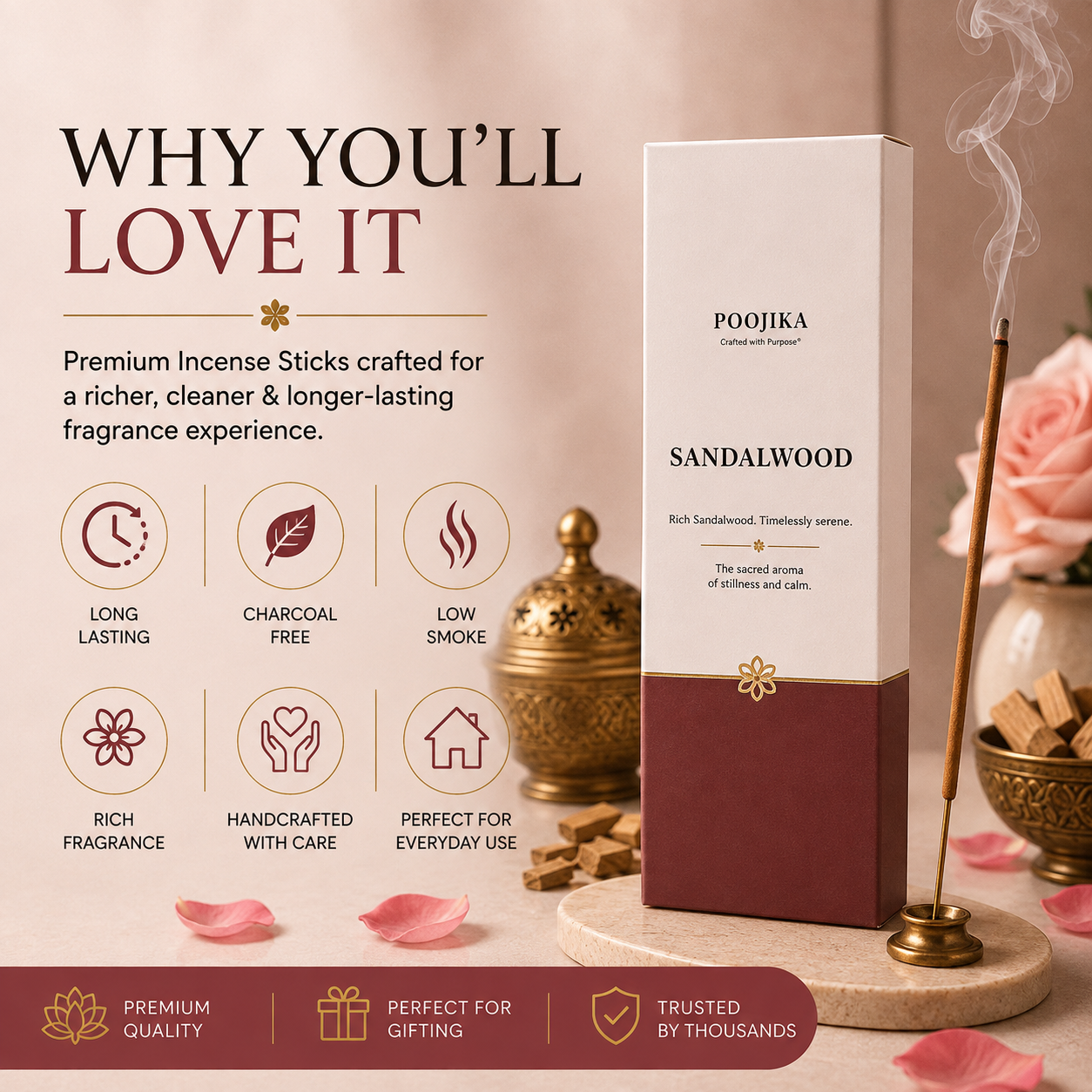 Sandalwood Incense Sticks