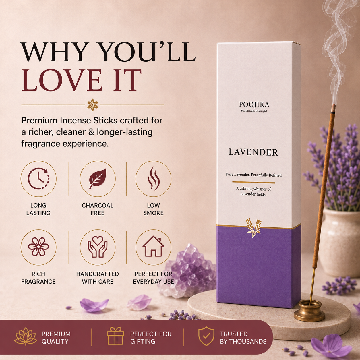 Lavender Incense Sticks