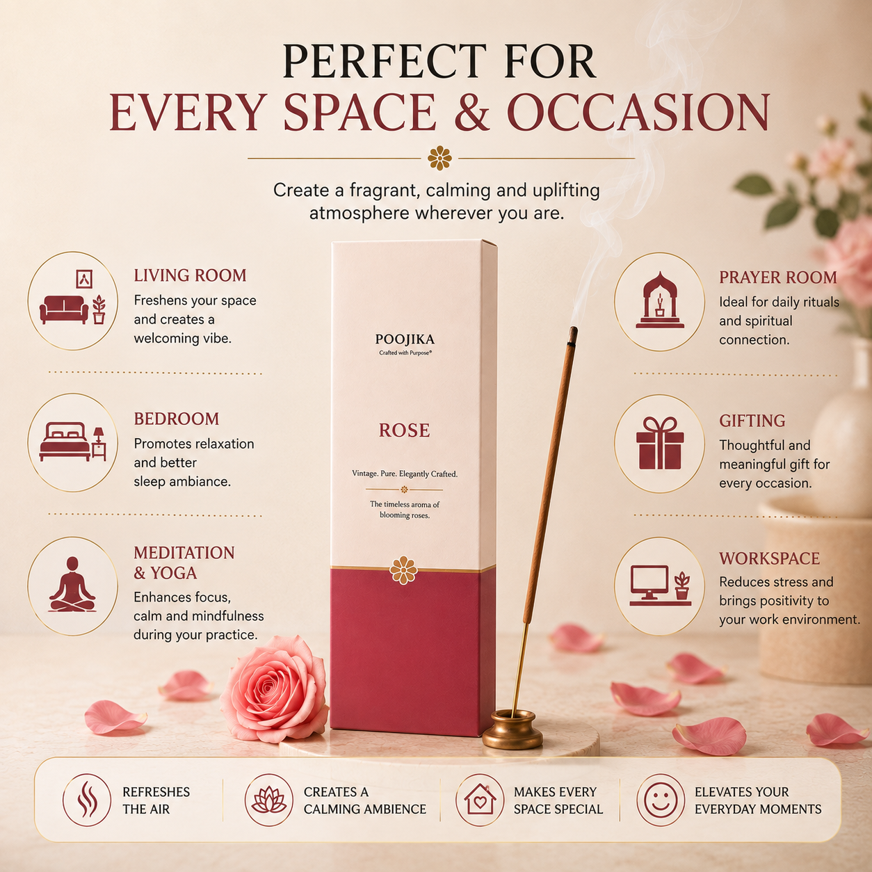 Rose Incense Sticks