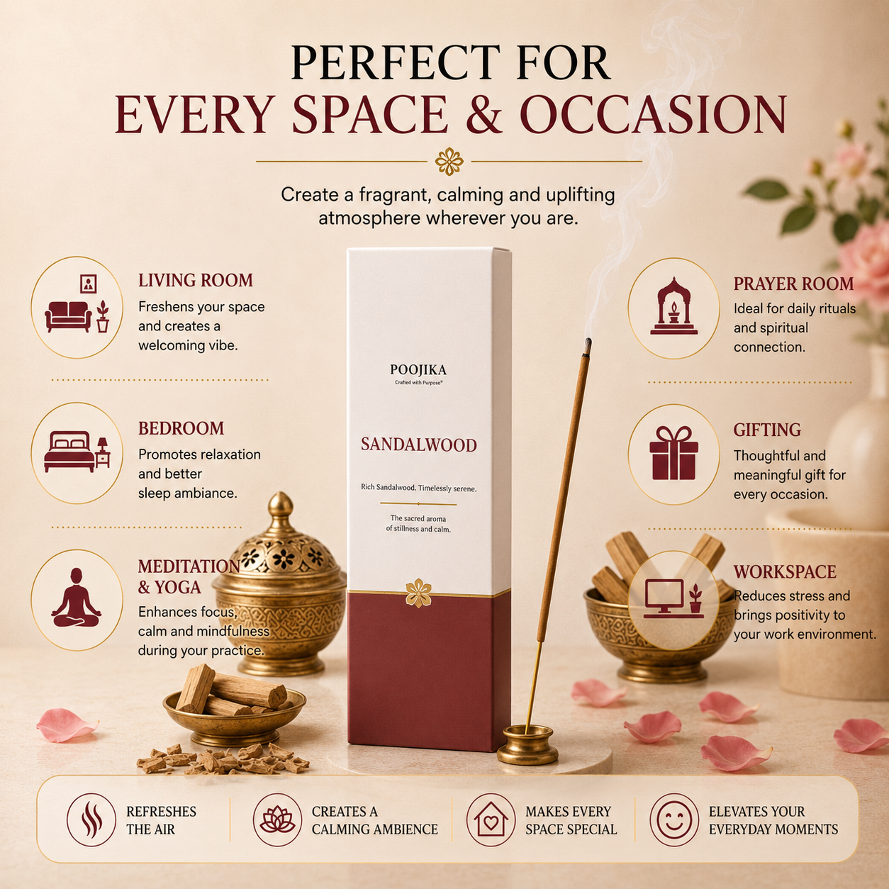Sandalwood Incense Sticks