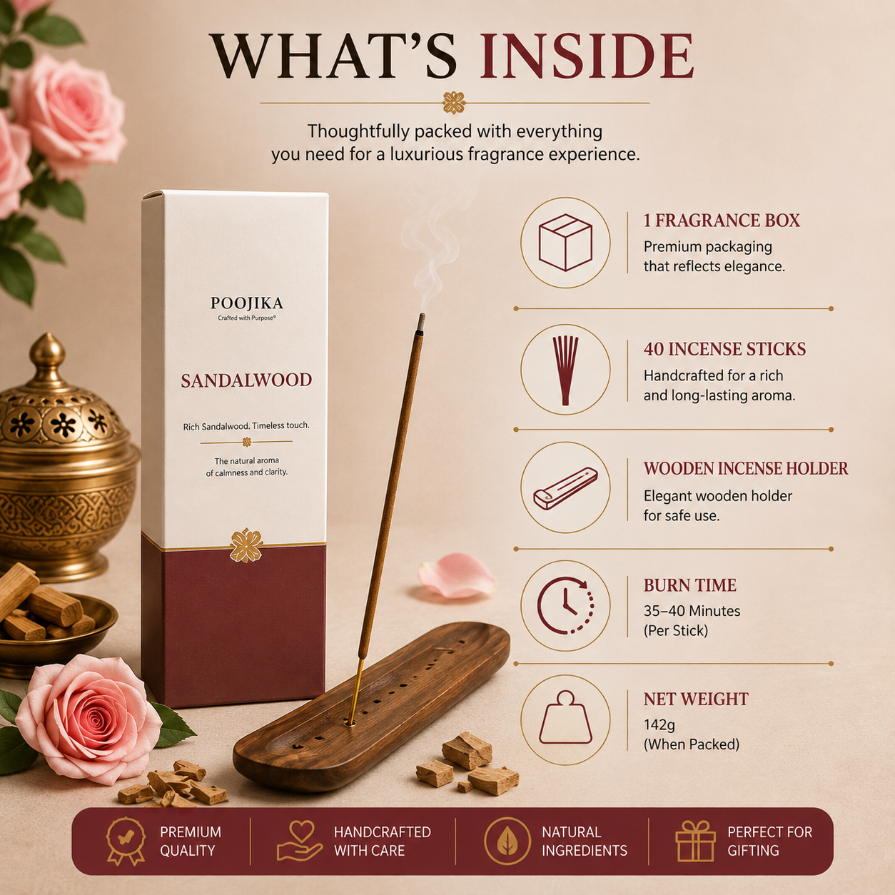 Sandalwood Incense Sticks