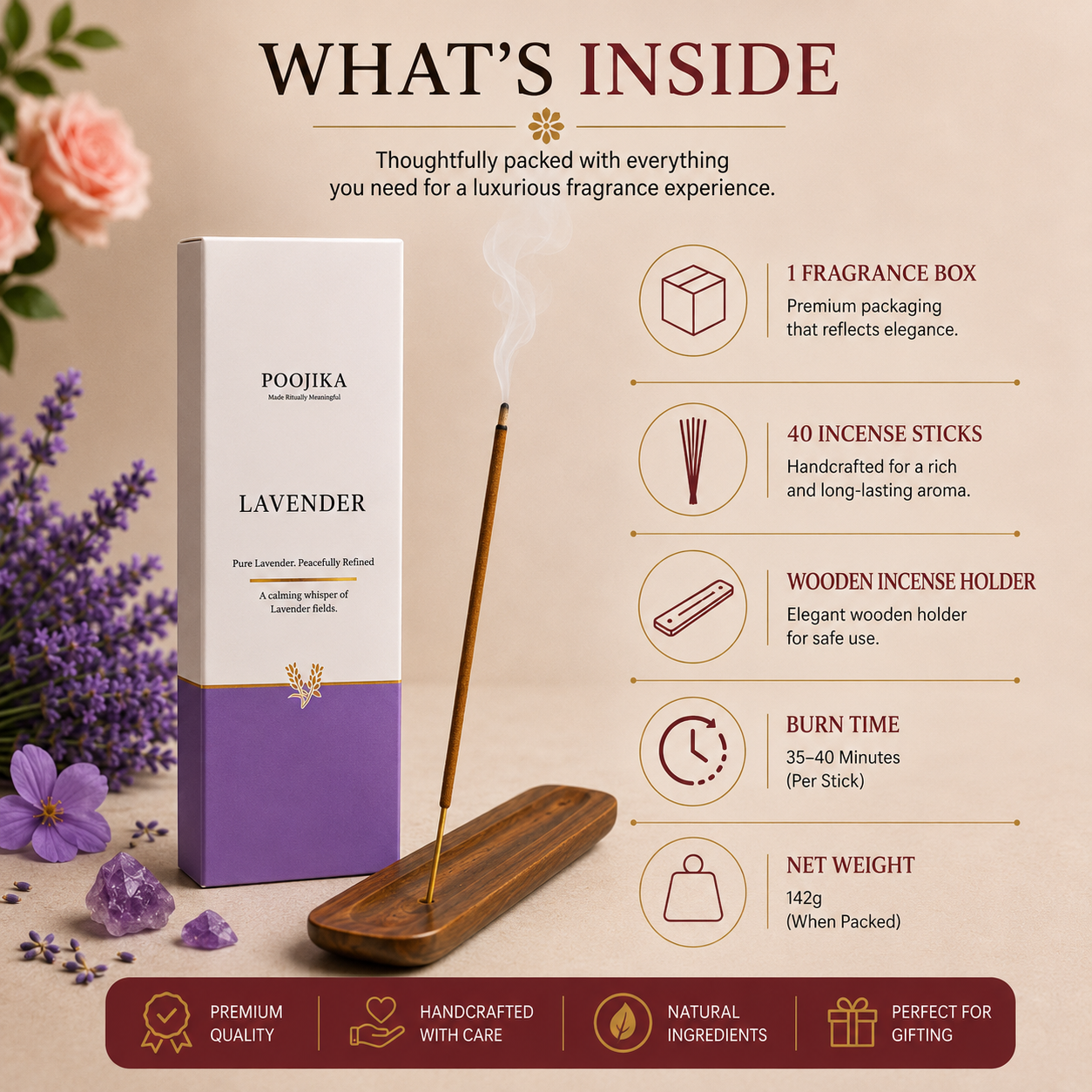 Lavender Incense Sticks