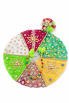 Multicolor Designer Shringar Poshak Set for Kanha Ji with Stone & Pearl Work (Handcrafted)